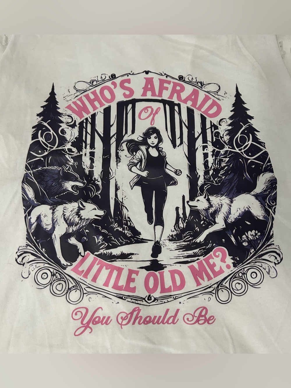 Sarah Marie Running Co- Women’s Racerback Tank Top Taylor Swift Lyrics White M